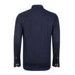 Merrill Button-Up Shirt // Navy Blue (M)
