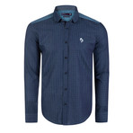 Eldred Button-Up Shirt // Navy (3XL)