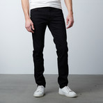 Super Stretchy Skinny Jeans // Black (30WX32L)