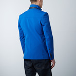 Stand Collar Jacket // Blue (3XL)