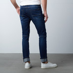 Slim Fit Commuter Jeans // Navy (29WX30L)