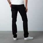 Super Stretchy Skinny Jeans // Black (30WX32L)