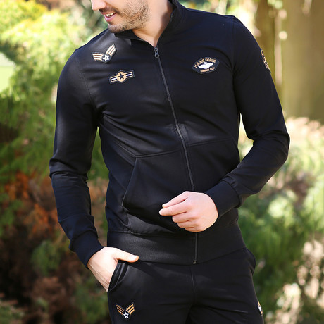 Airman Army Track Suit // Black (S)