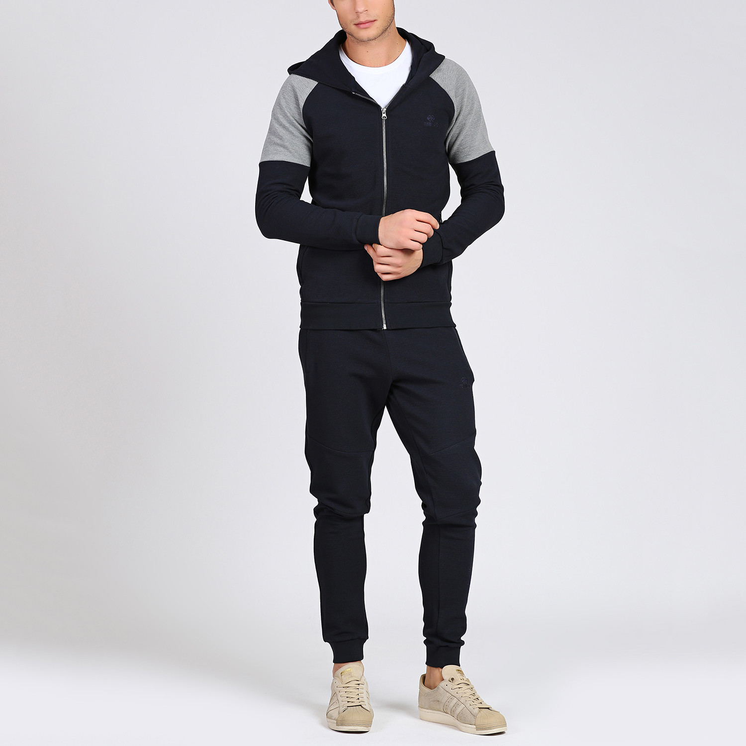 Zip-up Hoodie Track Suit // Navy (S) - Tommy Life - Touch of Modern