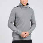 Thoat Collar Jacquard Sweatshirt // Grey (XL)