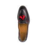 Loafer Calf Leather // Black + Red (Euro: 41)