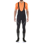 Insulated Bib Tight // Black + Orange (Small)