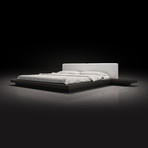 Worth Bed // White on Wenge (Queen)