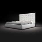 Ludlow Bed // White on Wenge (California King)