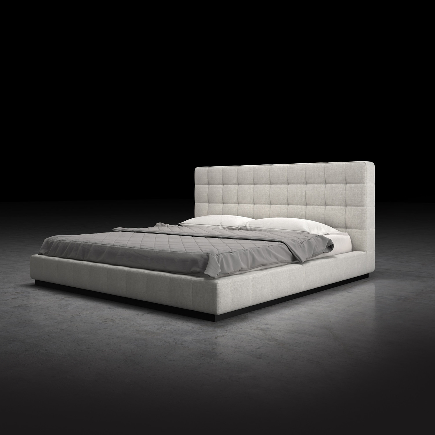 Thompson Bed Moonbeam Twin, Thompson King Bed