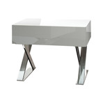 Cleveland Nightstand (White Lacquer)