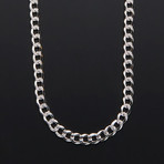 Diamond Cut Cuban Pave Chain Bracelet (8.5"L)