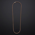 Rolo Chain Necklace // Rose Gold Plated (24"L)