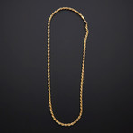 Rope Chain Necklace // Gold Plated (22"L)