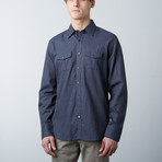 Double Pocket Shirt // Indigo (L)