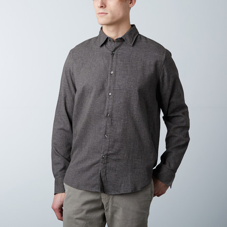 Double Layer Gauze Shirt // Charcoal (S)