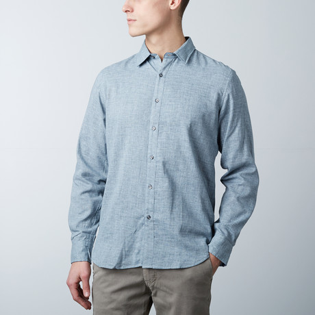 Double Layer Gauze Shirt // Grey (S)