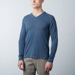 V-Neck Sweater // Midnight (M)