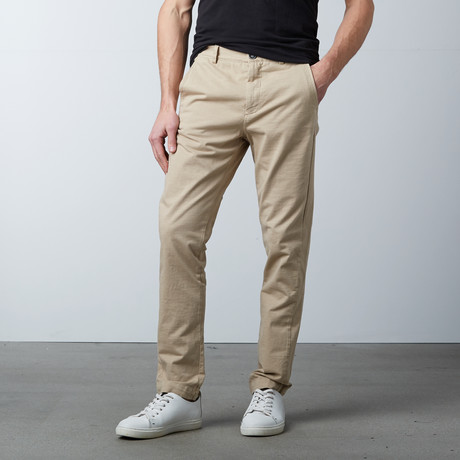 Garment Dyed Knit Pant // Camel (30WX33L)