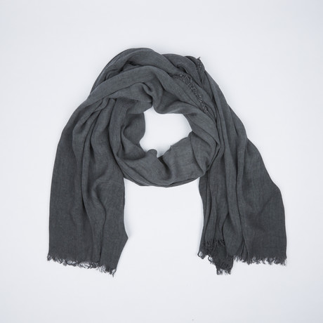 Vintage Wash Scarf // Grey
