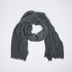 Vintage Wash Scarf // Grey