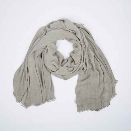 Vintage Wash Scarf // Khaki