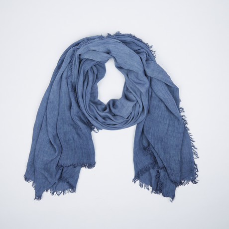 Vintage Wash Scarf // Indigo