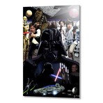 Star Wars: A Long Time Ago In A Galaxy Far, Far Away… // Aluminum Print (16"W x 24"H x 1.5"D)