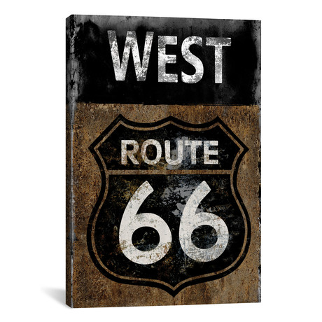 Route 66 West // Luke Wilson (40"W x 26"H x 1.5"D)