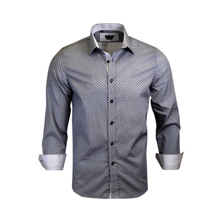 Joshua Modern-Fit Dress Shirt // Black (S)