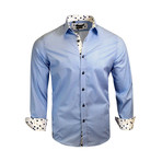 Alexander Modern-Fit Dress Shirt // Blue (M)