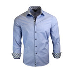 Daniel Modern-Fit Long-Sleeve Dress Shirt // Blue (XS)