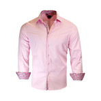 Joseph Modern-Fit Long-Sleeve Dress Shirt // Pink (XS)