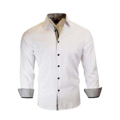 Joseph Modern-Fit Long-Sleeve Dress Shirt // White (S)