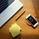 Woodpuck Wireless Charger // Bamboo Edition