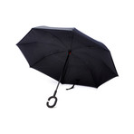 Upside Down Umbrellas // BLACK // Reversible
