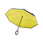 Upside Down Umbrellas // YELLOW // Reversible