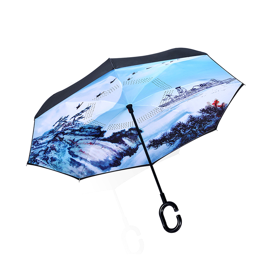 Upside Down Umbrellas Innovative Reverse Folding Umbrellas Touch of