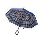 Upside Down Umbrellas // UU022BLUBEI // Reversible