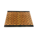Brick Pattern Cherry + Walnut Mortar // Cutting Board (16"L X 12"W x 2"H)