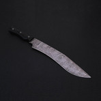 Damascus Machete Kukri Style