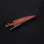 Damascus Machete Kukri Style