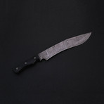 Damascus Machete Kukri Style