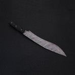 Damascus Machete Kukri Style