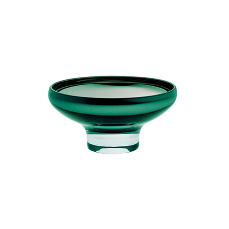 Deco Mini Bowl // Green Exterior (Mirror Interior)