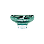 Deco Mini Bowl // Green Exterior (Mirror Interior)