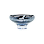 Deco Mini Bowl // Navy Blue Exterior (Mirror Interior)