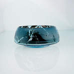 Deco Jazz Grand Bowl // Teal Exterior (Mirror Interior)