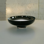 In Between Large Bowl // Black Exterior