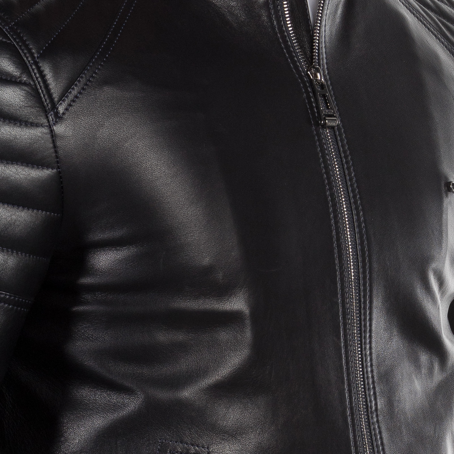 Emilio Leather Jacket // Navy (XS) - Ruck & Maul // Markawell - Touch ...